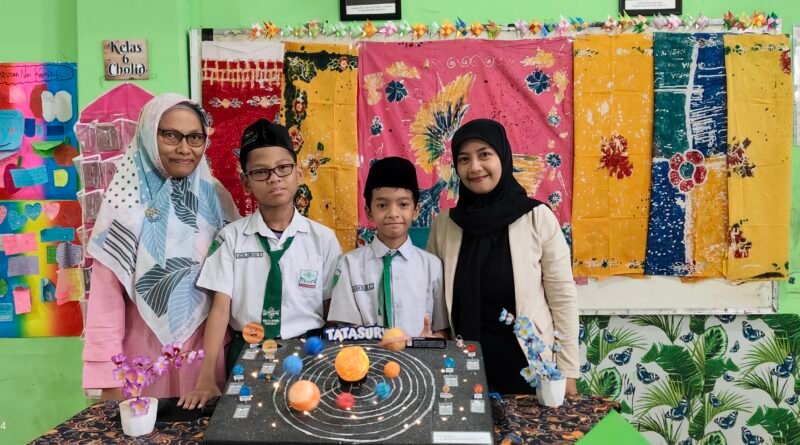 Kreatif dan Inovatif! Murid Kelas VI MINU KH. Mukmin Sidoarjo Tampilkan Hasil Project Terbaik