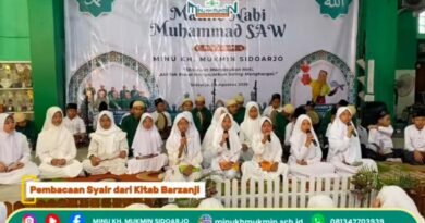 Peringati Maulid Nabi 1448 H, MINU KH. Mukmin Sidoarjo Tanamkan Akhlak Rasulullah untuk Saling Menghargai antar Sesama